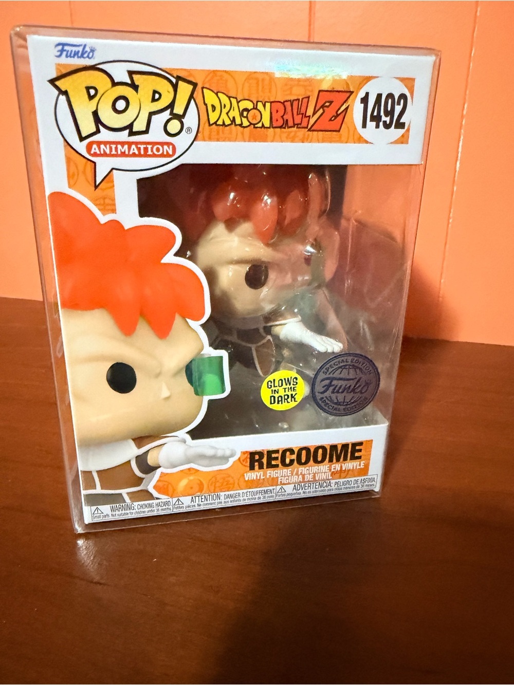 Funko Orange and Cream Dragon Ball Z Recoome Pop! Vinyl Figure